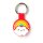 Legami Schlüsselanhänger für AirTag – Rainbow, frontal fotografiert, zeigt bunten Silikonhalter mit Regenbogen-Design und AirTag-Einsatz.