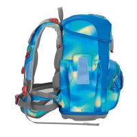 Step by Step CLOUD Schulranzen-Set FLASH Ninja Zazu, frontal abgebildet, zeigt 5-teiliges Set mit Ninja-Motiv und Zubehör.