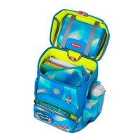 Step by Step CLOUD Schulranzen-Set FLASH Ninja Zazu, Frontalansicht des 5-tlg. Sets mit Ranzen, Sportbeutel & Federmäppchen