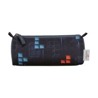 DerDieDas ErgoFlex Easy Set Ninja Fighter – Faulenzer-Mäppchen in Nahaufnahme, frontal liegend, mit Ninja-Motiv und roten Akzenten.