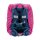 DerDieDas Regencape pink, frontal fotografiert, mit Kapuze und reflektierenden Details, zeigt kindgerechtes Design in leuchtendem Pink.