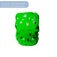 Xanadoo Regenschutz LED grün
