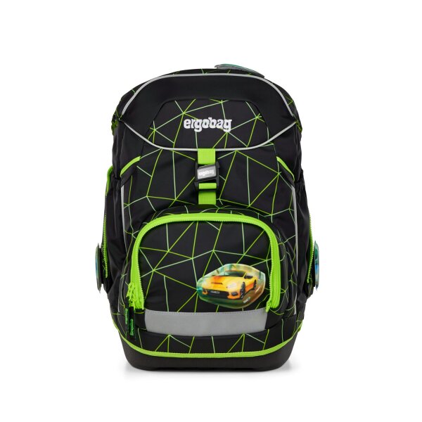 Ergobag pack CyBär Race Schulrucksack Frontansicht...