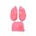 Ergobag Fluo LED Seitentaschen Zip-Set Pink