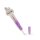 Legami Gelstift SQP0005 Squeezies Bunny – rosa Häschen-Stift frontal stehend, Vorderansicht mit sichtbarem Gesicht und Ohren.