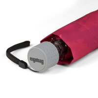 ergobag Regenschirm MondzauBär von Ergobag, geöffnet von schräg oben fotografiert, zeigt buntes Design mit Bären- und Weltraummotiv