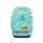 ergobag pack ReitBärtraum Schulrucksack, Frontalansicht, pink mit Pferde-Motiv und reflektierenden Elementen