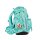 ergobag pack ReitBärtraum Schulrucksack seitlich mit geöffnetem Hauptfach, sichtbare Innenaufteilung und Designdetails