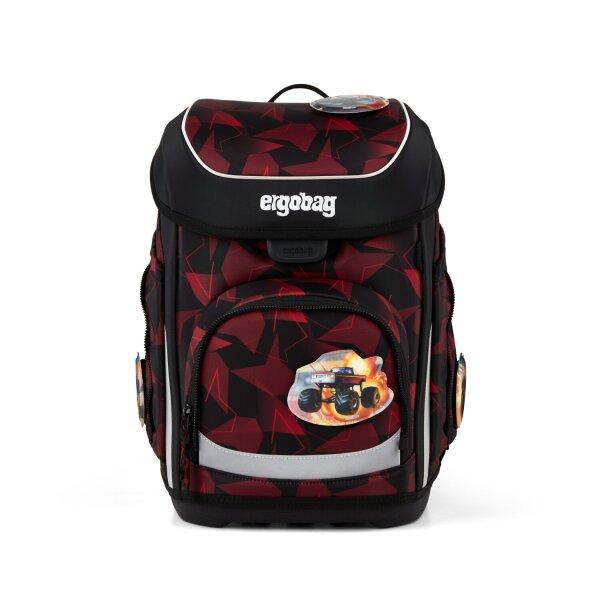Ergobag Cubo UnaufhaltBär Schulrucksack frontal mit...
