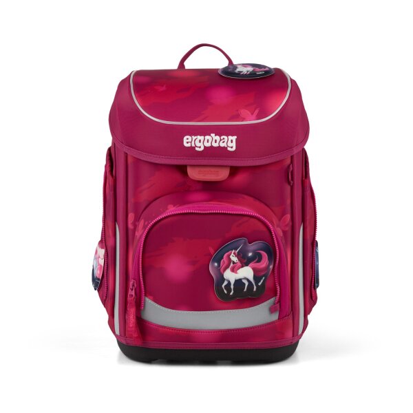 Ergobag Cubo MondzauBär Schulrucksack frontal, zeigt...