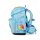Ergobag Cubo Bärhext Schulranzen von schräg vorne mit sichtbarer Front, Seitentasche und ergonomischem Tragesystem.