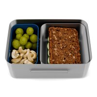 ergobag Edelstahl Brotdose Sterne seitlich schräg...
