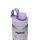 ergobag Edelstahl Trinkflasche Schmetterling seitlich stehend, zeigt schimmerndes Design und Deckel mit Trageschlaufe.