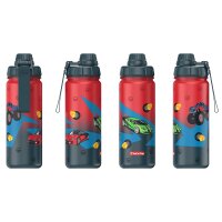 Step by Step Isolierte Edelstahl-Trinkflasche  Car