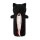 Legami Plüsch-Etui Kitty PPC0005 frontal fotografiert, zeigt Katzenkopf mit Ohren, besticktem Gesicht und weichem Plüschmaterial.