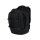 Satch Schulrucksack Blackjack frontal stehend, schwarze Farbe, gut sichtbare Details und Struktur in heller Umgebung.