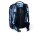 Satch Pack Schulrucksack Blurry Sky, frontal fotografiert, zeigt modernes Design mit blau-violettem Farbverlauf.
