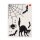 Legami Static Cling Sticker Windo-Wow Halloween, Sticker-Set frontal fotografiert, mit Halloween-Motiven auf durchsichtigem Träger.