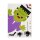 Legami WDS0001 Sticker-Set mit Halloween-Motiven, frontale Ansicht auf Fensterdekorationen mit Kürbis, Geist und Spinne