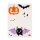 Legami Static Cling Sticker Windo-Wow Halloween, Fensteraufkleber mit Gruselmotiven, frontal abgebildet in Nahaufnahme