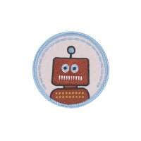 School Patches Set Robot