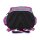 DerDieDas ErgoFlex Light Set Sweet Sprinkles – frontale Ansicht des rosa Schulranzens mit Herzchen-Design und reflektierenden Elementen