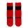 Legami Rutschfeste Socken Its a Match! zeigen Vorderansicht roter Socken mit Nussknacker-Motiv auf weißem Hintergrund.