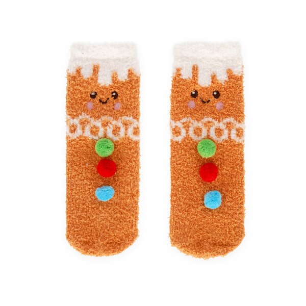 Legami Rutschfeste Socken Its a Match! mit Lebkuchenmann,...