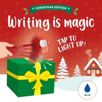Leuchtender Gelstift Santa Claus – Writing is Magic