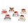 Legami Set mit 12 Weihnachts-Tischkärtchen – Christmas Place Cards