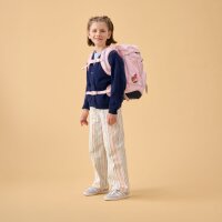 ergobag pack VerfolgBäjagd Schulrucksack-Set, frontal leicht seitlich mit Zubehör: Sportbeutel, Federmäppchen, Heftebox