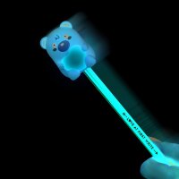 Legami Licht-Up Stiftspitzer-Behälter – Anspitzen ist Magie – Teddybär