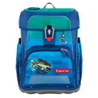 Step by Step CLOUD Schulranzen-Set OCEAN Space Craft Spike, frontal mit Motiv-Raumschiff, 5-teilig komplett dargestellt