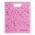 Step by Step Heftbox mit Tragegriff Pink, frontal fotografiert, zeigt Griff oben und Motiv auf der Vorderseite gut sichtbar.