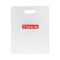 Step by Step Heftbox 213404 mit Tragegriff, transparent,...